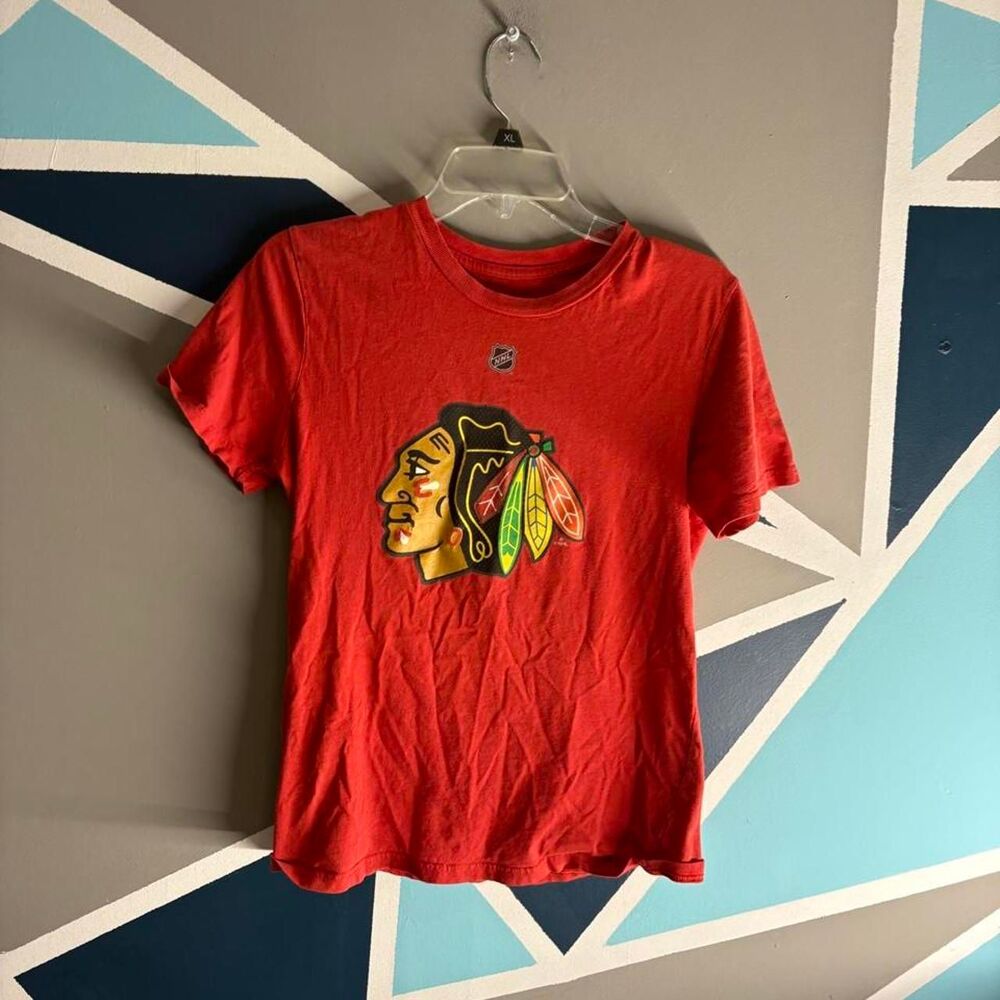 Kane blackhawks Nhl Men's Red tee shirt Jersey